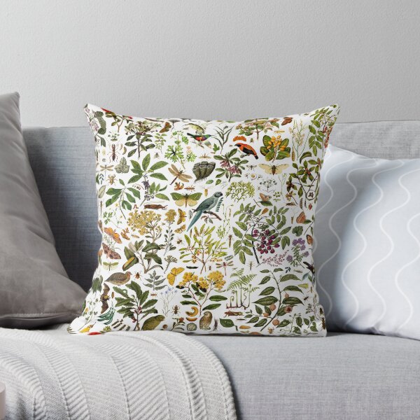 New Zealand Biology Throw Pillow
