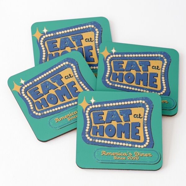 Item preview, Eat at Home & Shelter in Place designed and sold by mikelcal.