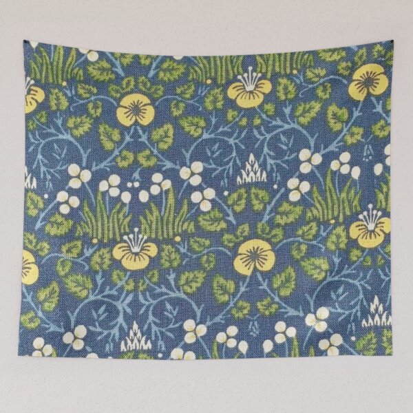 Item preview,   William Morris “Eye Bright” Herb: Arts and Crafts. Tapestries  designed and sold by Angela Haig-Harrison.