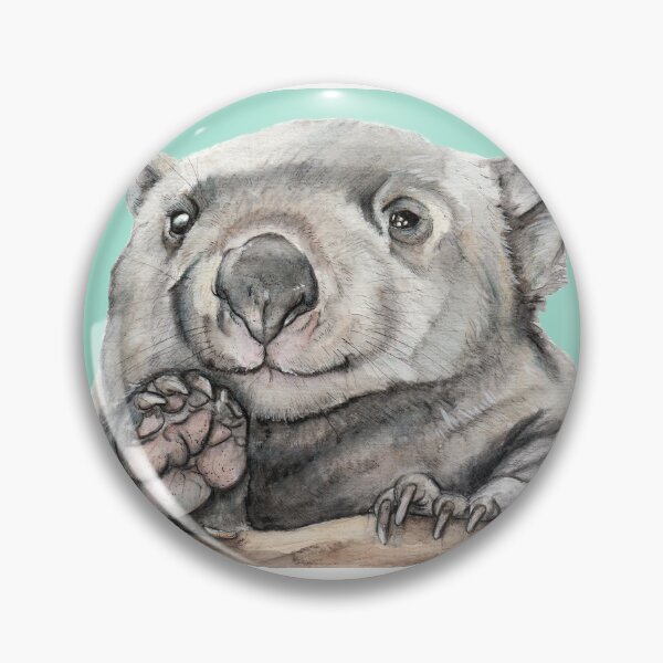 Artikelvorschau, Lucy der Wombat - Teal entworfen und verkauft von Meaghan Roberts.