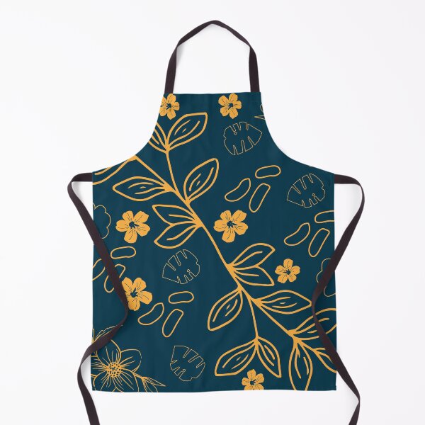 Item preview, Sherpa Blue and Orange Floral Line Art designed and sold by Shop-Corsix.
