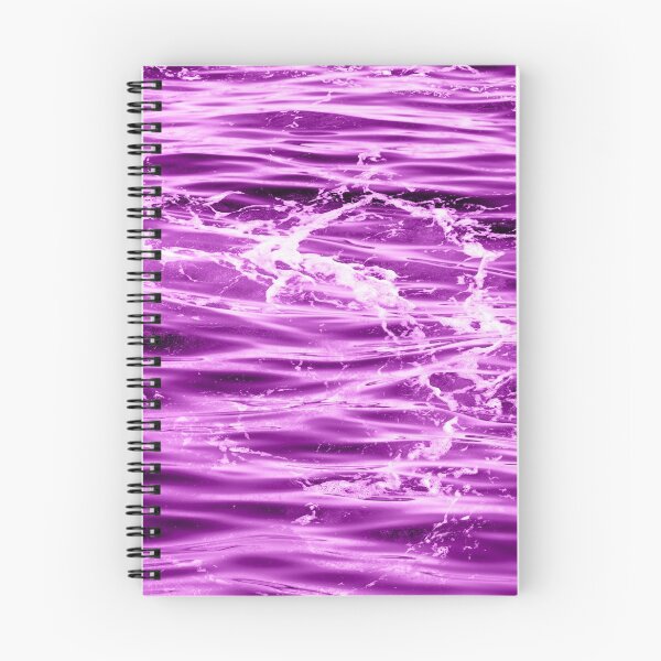 Aperçu de l'œuvre Splash de vague océan pourpre créée et vendue par Ludovic Geusa.