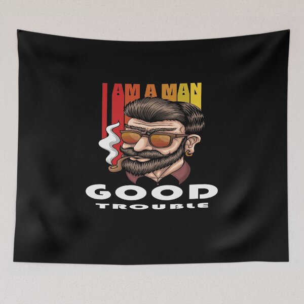 Item preview,  good trouble troubled broken man 6 designed and sold by diab diab.