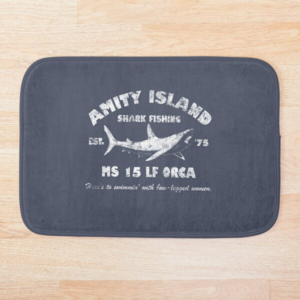 Amity Island Shark Fishing Est - 1975 Bath Mat