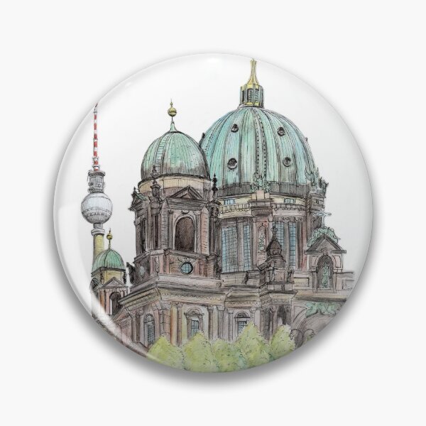 Item preview, The Berliner Dom & TV Tower designed and sold by Meaghan Roberts.