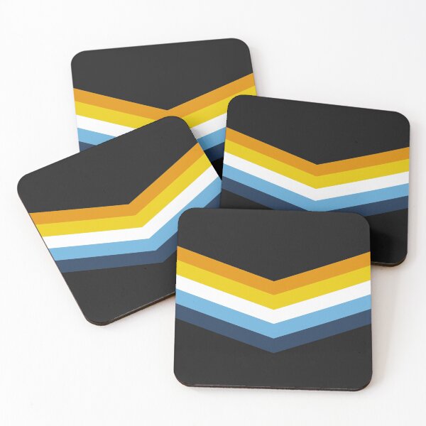 Item preview, Aro-Ace Pride Chevron designed and sold by Barricorn.