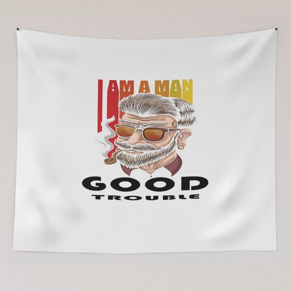 Item preview,  good trouble troubled broken man 7 designed and sold by diab diab.