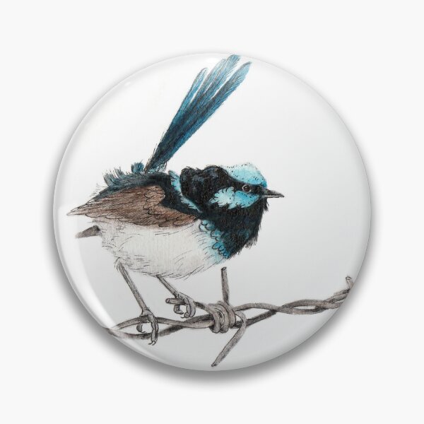 Item preview, Superb Blue Wren designed and sold by Meaghan Roberts.