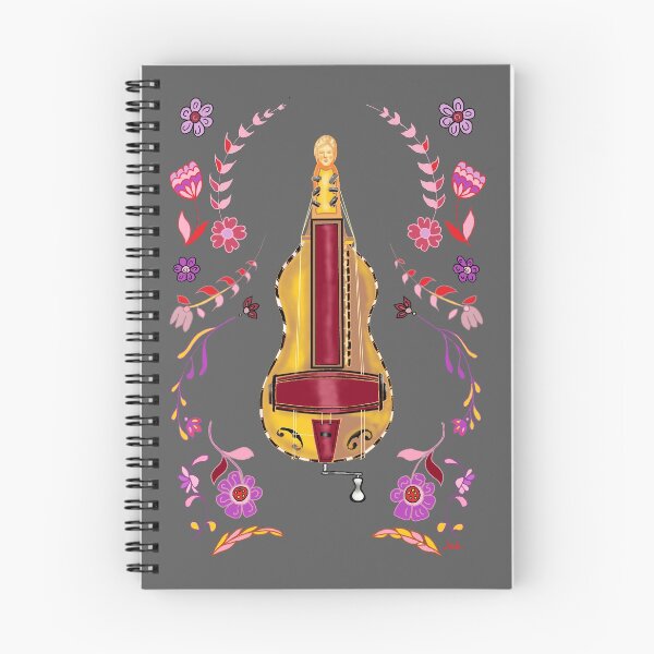 Item preview, Floral Hurdy Hurdy designed and sold by inkle.