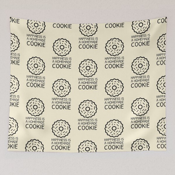 Item preview, Happiness is a Homemade Cookie Fancy Biscuit designed and sold by Telle Garcia.