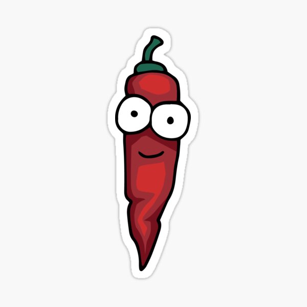 Cute smiling vegetable Glossy Sticker