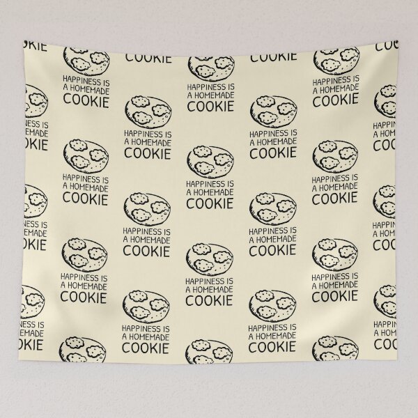 Item preview, Happiness is a Homemade Cookie Yummy Plate designed and sold by Telle Garcia.