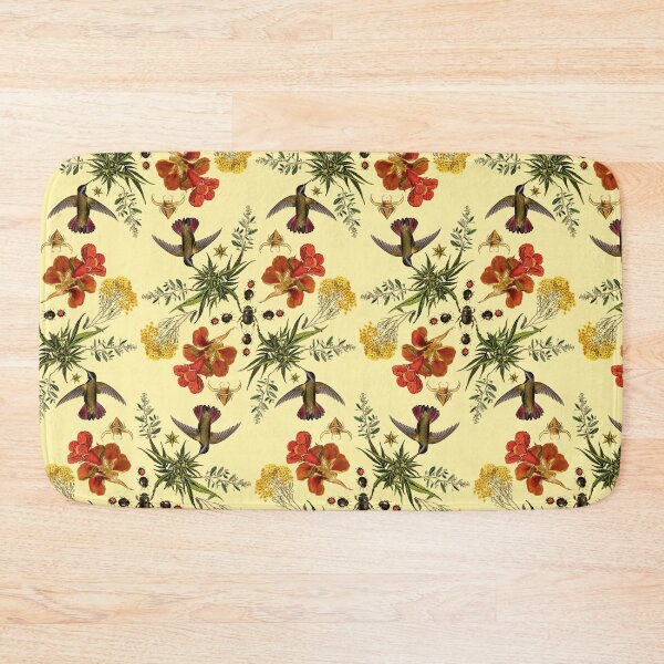 Item preview, Hummingbirds in Summer. batanical nature pattern. designed and sold by Leo Rolph.