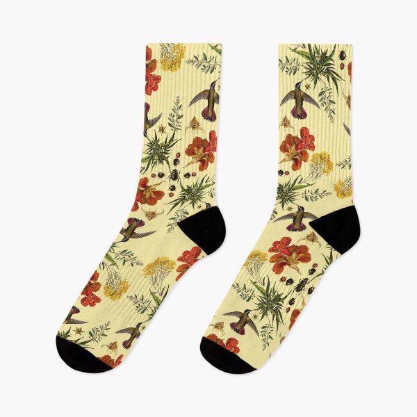 Item preview, Hummingbirds in Summer. batanical nature pattern. designed and sold by Leo Rolph.