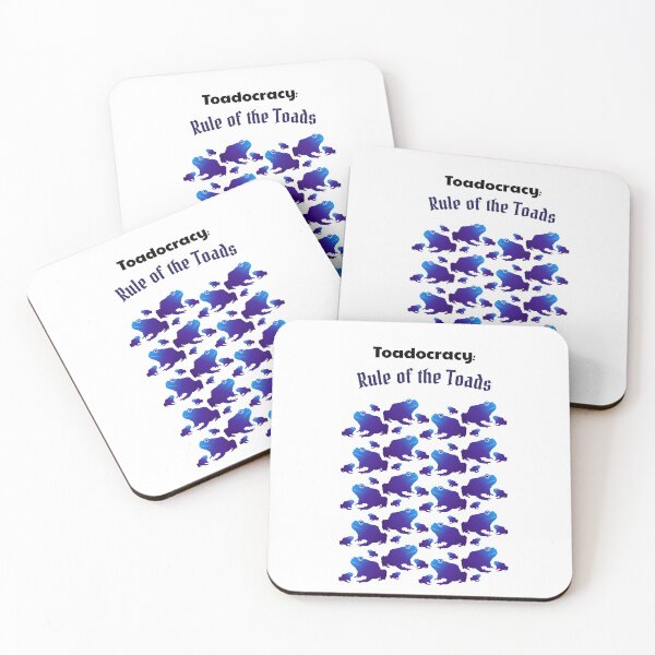 Item preview, Toadocracy: Rule of the Toads - Funny Toad Design designed and sold by Davey's Designs.