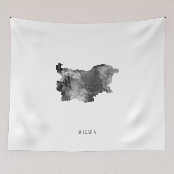 Item preview, Bulgaria Watercolor Map designed and sold by ArtPrints.