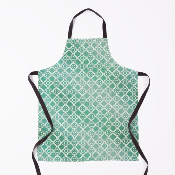 Item preview, green quatrefoil designed and sold by Gillian Vann.