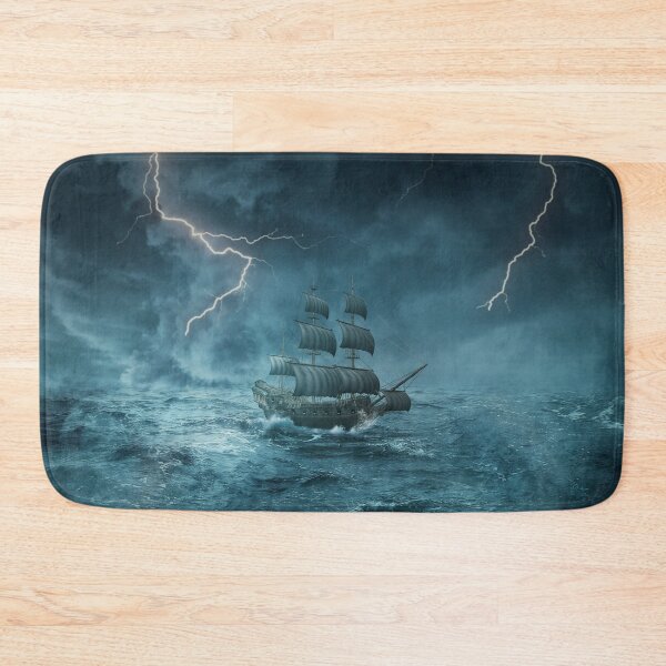 Item preview, ghost ship thunderstorm designed and sold by psychoshadow.