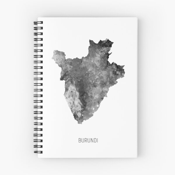 Item preview, Burundi Watercolor Map designed and sold by ArtPrints.
