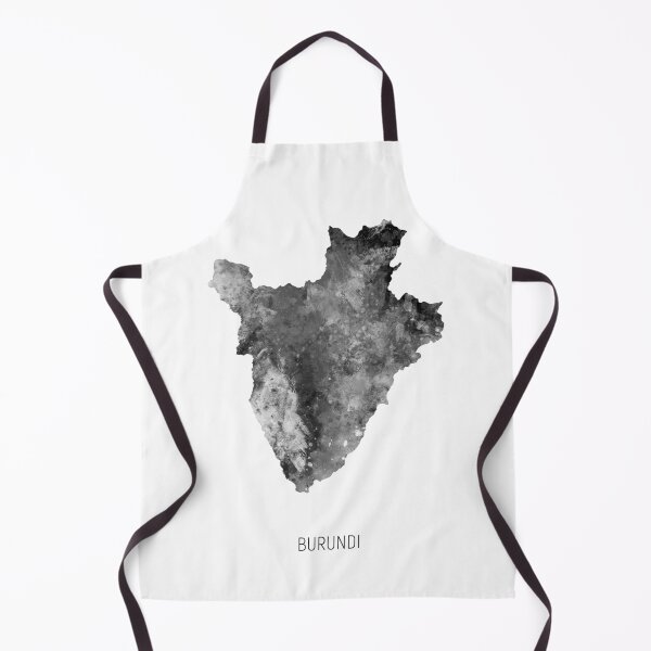Item preview, Burundi Watercolor Map designed and sold by ArtPrints.