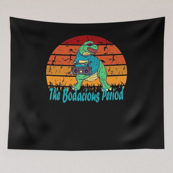Item preview, Funny Dinosaur The Bodacious Period Vintage 80's Retro Gift designed and sold by TopTeeShop.