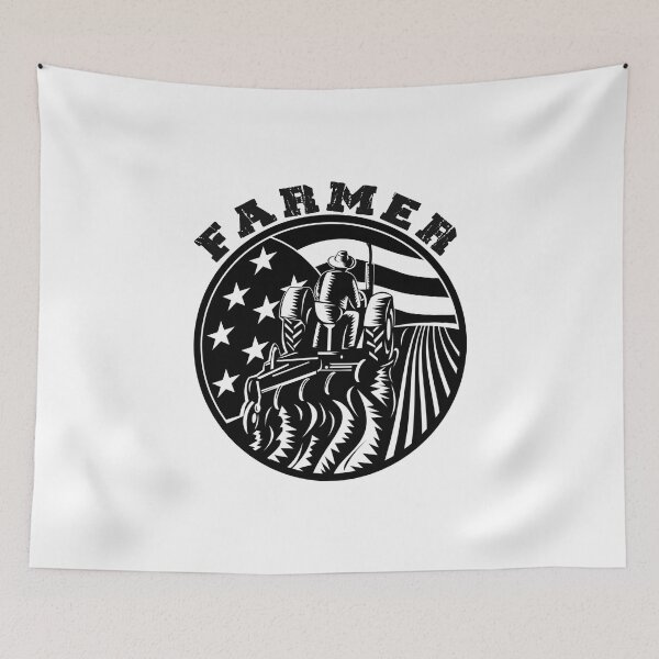 Artikelvorschau, Farmer Tractor American Flag | Lustiges Tructor T-Shirt entworfen und verkauft von bestdesigns2020.