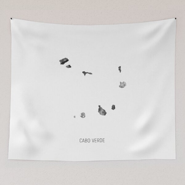 Item preview, Cabo Verde Watercolor Map designed and sold by ArtPrints.