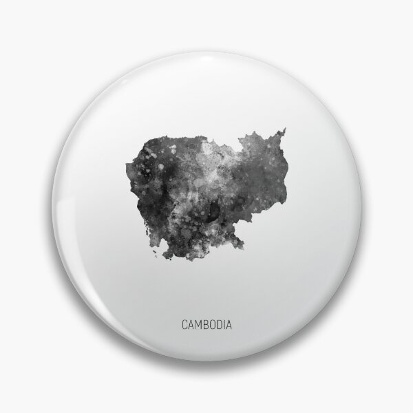 Aperçu de l'œuvre Cambodia Watercolor Map créée et vendue par ArtPrints.