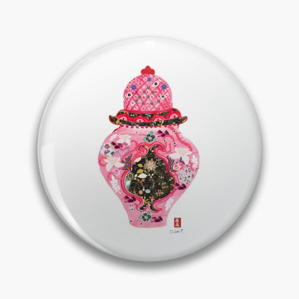 Item preview, pink ginger jar designed and sold by JonPark.