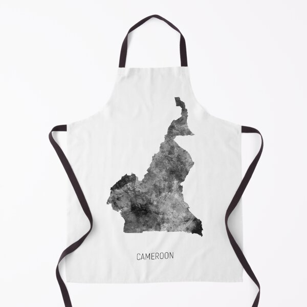 Item preview, Cameroon Watercolor Map designed and sold by ArtPrints.