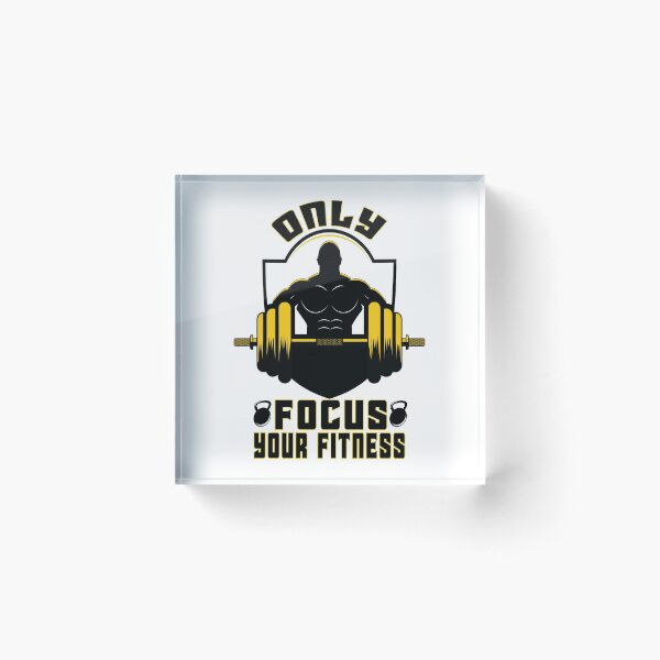 Item preview, only focus your fitness t-shirt designed and sold by bestdesigns2020.