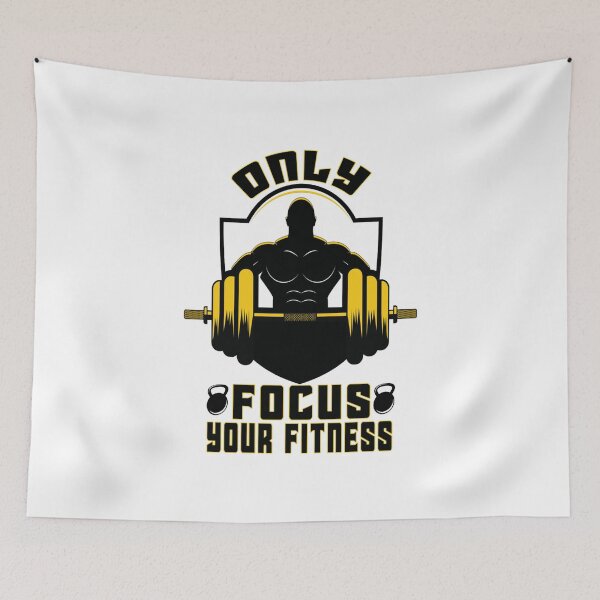 Item preview, only focus your fitness t-shirt designed and sold by bestdesigns2020.