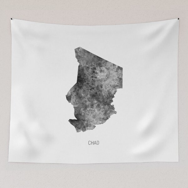 Item preview, Chad Watercolor Map designed and sold by ArtPrints.