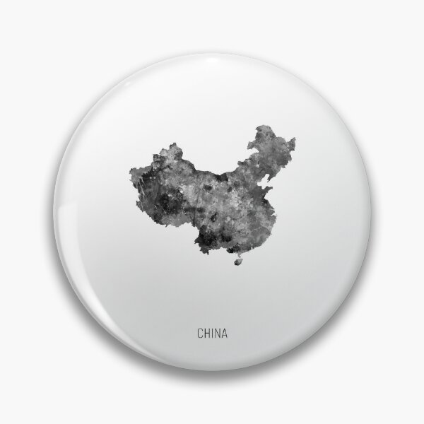 Item preview, China Watercolor Map designed and sold by ArtPrints.