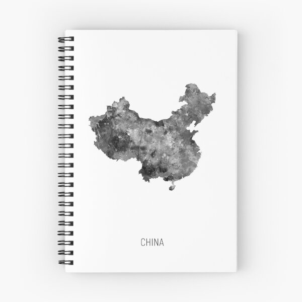Item preview, China Watercolor Map designed and sold by ArtPrints.