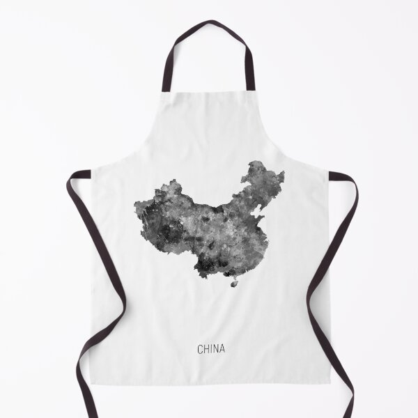 Item preview, China Watercolor Map designed and sold by ArtPrints.