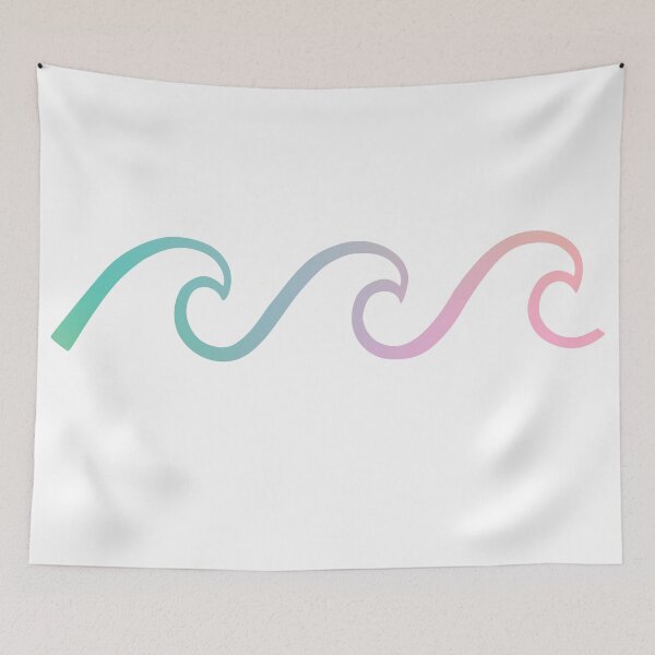 Item preview, Pastel Colorful Waves designed and sold by zeynepbiy.