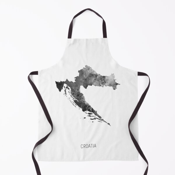 Item preview, Croatia Watercolor Map designed and sold by ArtPrints.