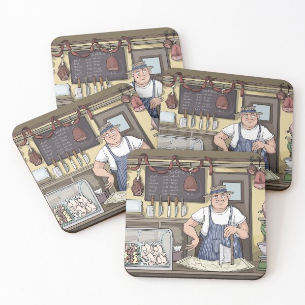 Item preview, Butcher shop designed and sold by SleepyMarten.