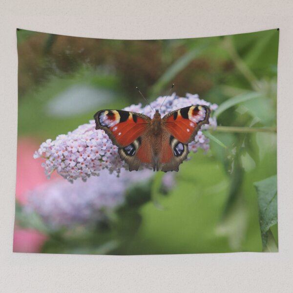 Item preview, Peacock on Buddleja designed and sold by cuprum.