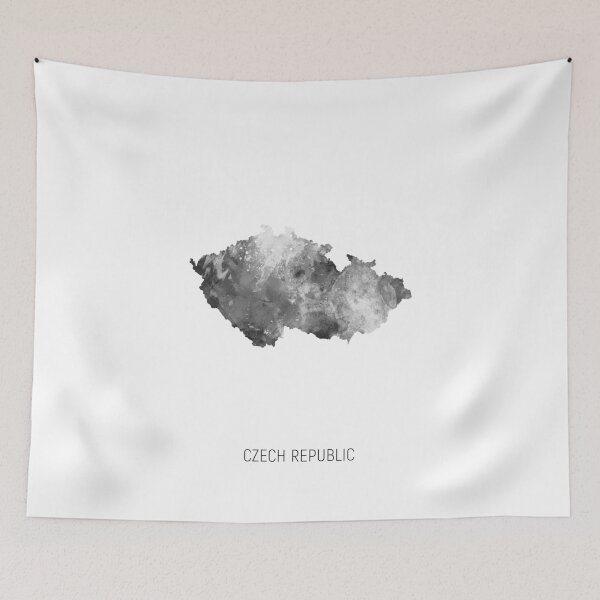 Item preview, Czech Republic Watercolor Map designed and sold by ArtPrints.