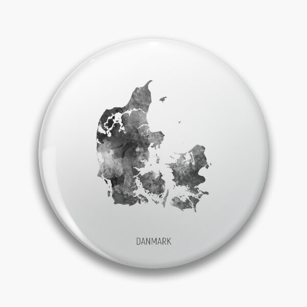 Item preview, Danmark Watercolor Map designed and sold by ArtPrints.