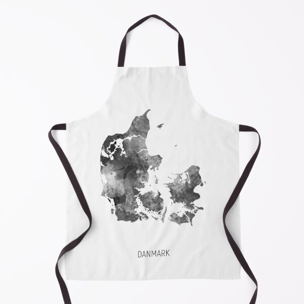 Item preview, Danmark Watercolor Map designed and sold by ArtPrints.