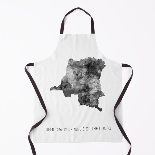 Item preview, Democratic Republic of the Congo Watercolor Map designed and sold by ArtPrints.