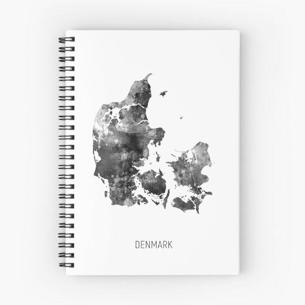 Item preview, Denmark Watercolor Map designed and sold by ArtPrints.