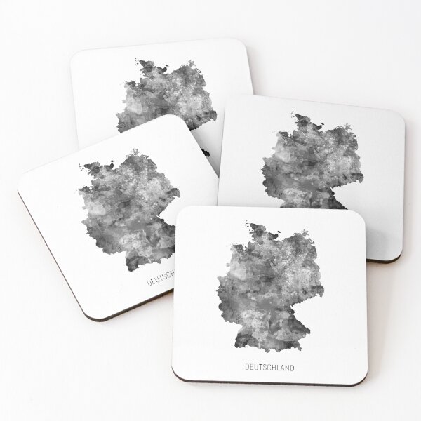 Item preview, Deutschland Watercolor Map designed and sold by ArtPrints.