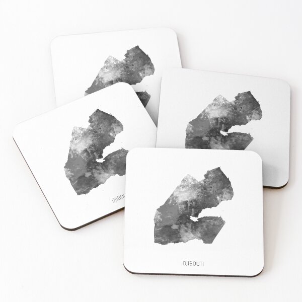 Item preview, Djibouti Watercolor Map designed and sold by ArtPrints.
