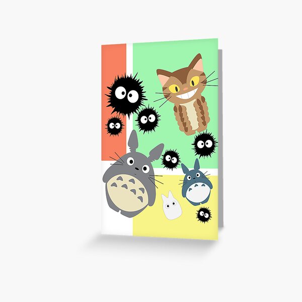 Totoro Greeting Cards 