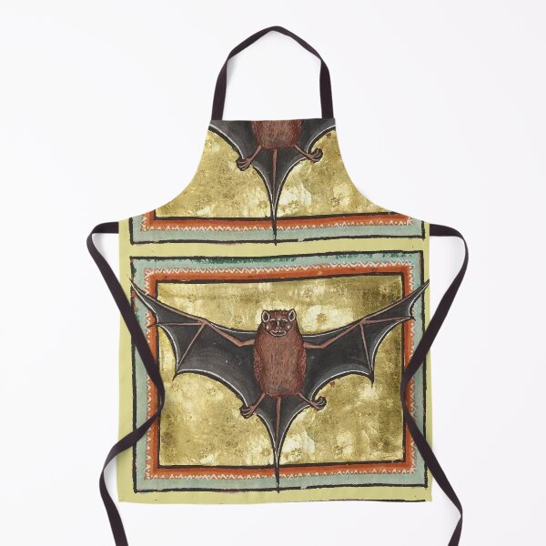 Item preview, BAT Medieval Bestiary, Fantastic Animal in Red Black Gold  designed and sold by BulganLumini.