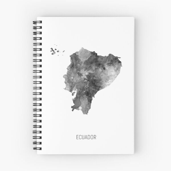 Item preview, Ecuador Watercolor Map designed and sold by ArtPrints.